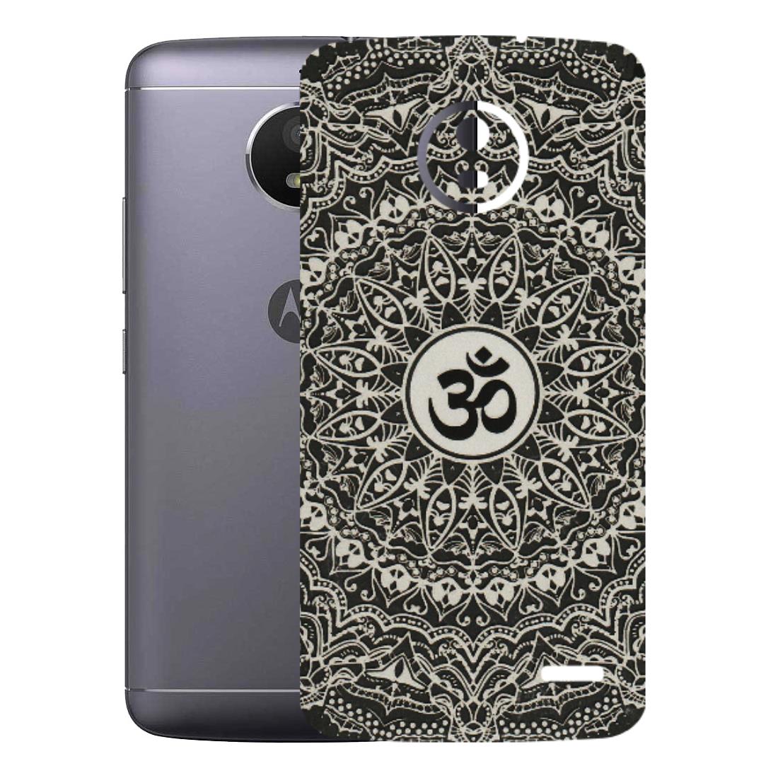 Motorola Phone Skins (All Models) - Aum Elegant Mandala - 3D Embossed Finish (L-62) Motorola Moto E4