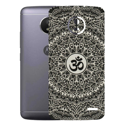 Motorola Phone Skins (All Models) - Aum Elegant Mandala - 3D Embossed Finish (L-62) Motorola Moto E4