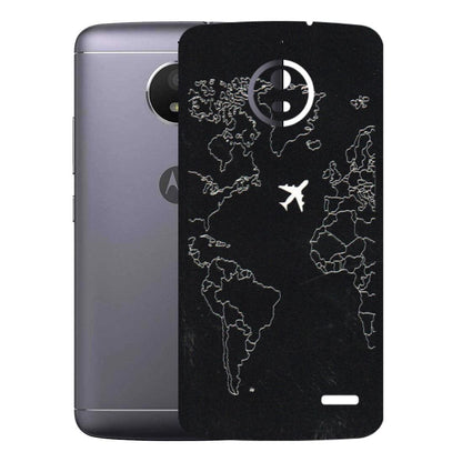 Motorola Phone Skins (All Models) - Never Ending Travel - 3D Embossed Finish (L-79) Motorola Moto E4