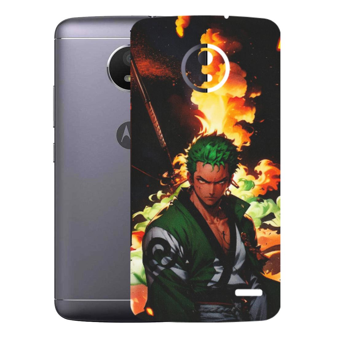 Motorola Phone Skins (All Models) - Roronoa Zoro - Matte Finish (M-102) Motorola Moto E4