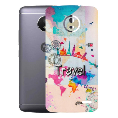 Motorola Phone Skins (All Models) - Travel The Wonders - Matte Finish (M-108) Motorola Moto E4