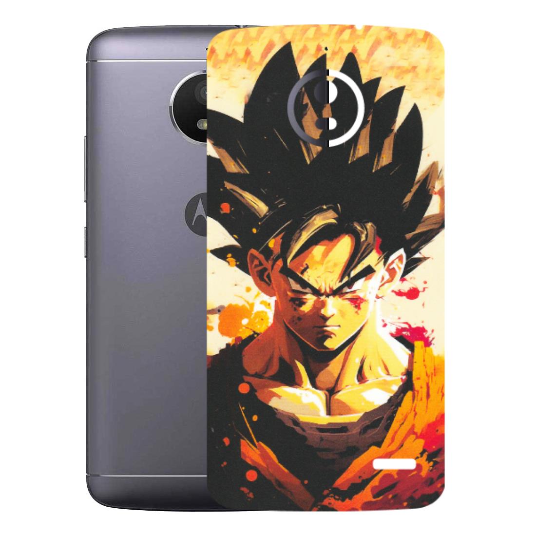 Motorola Phone Skins (All Models) - Angry Goku - Matte Finish (M-12) Motorola Moto E4