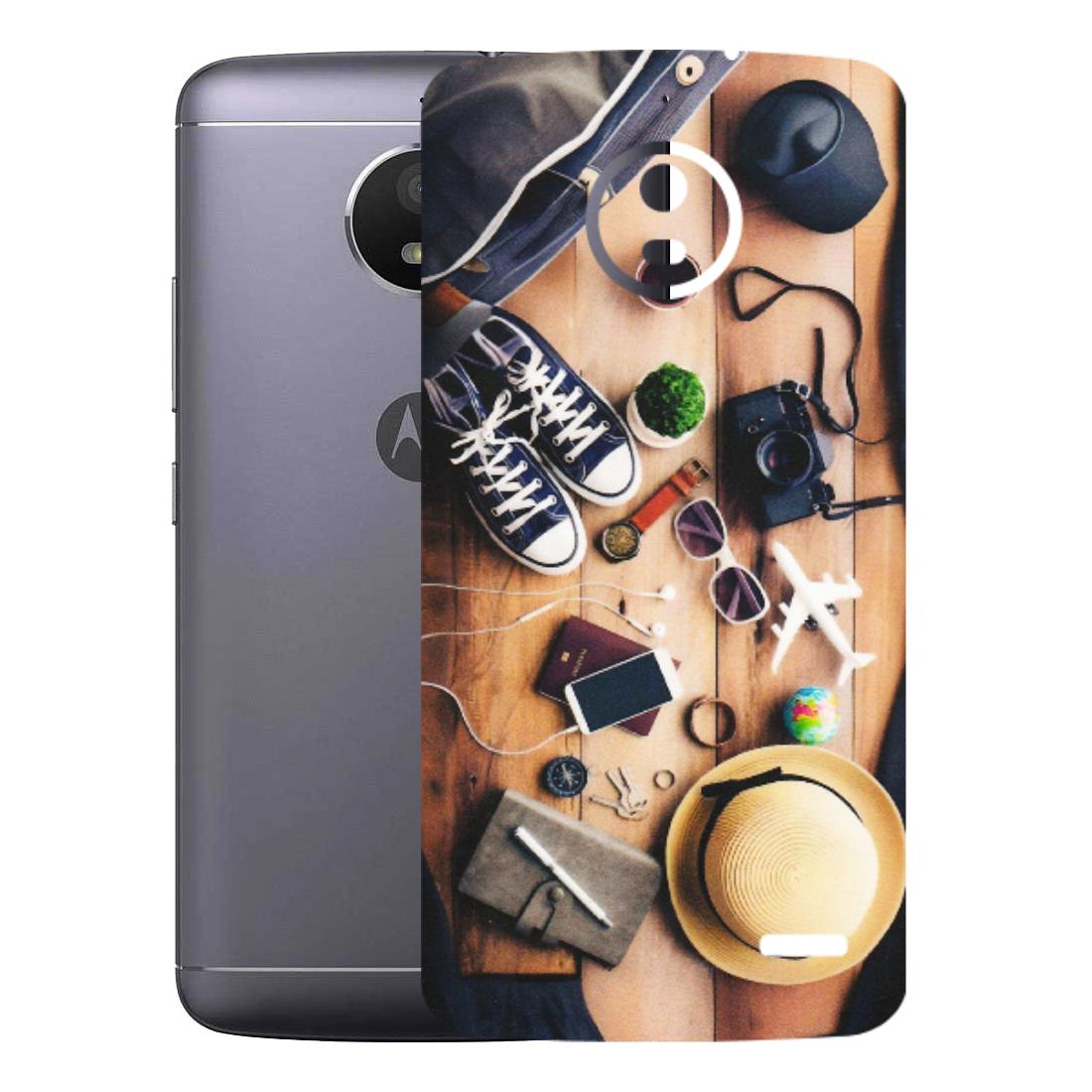 Motorola Phone Skins (All Models) - Travel Wanderlust - Matte Finish (M-133) Motorola Moto E4