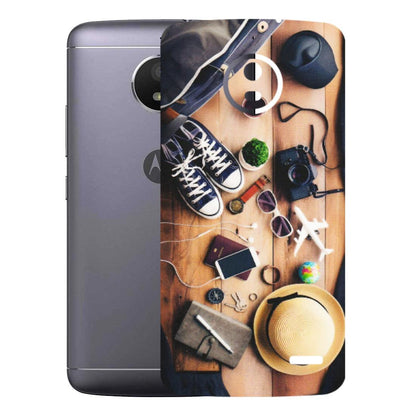 Motorola Phone Skins (All Models) - Travel Wanderlust - Matte Finish (M-133) Motorola Moto E4