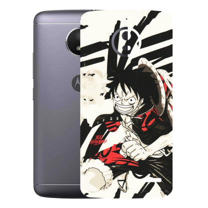 Motorola Phone Skins (All Models) - Monkey D.Luffy Manga Anime - Matte Finish (M-145) Motorola Moto E4