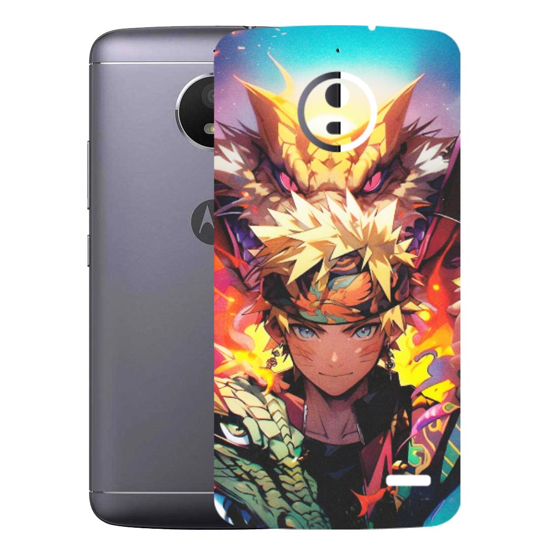 Motorola Phone Skins (All Models) - Angry Naruto Anime - Matte Finish (M-148) Motorola Moto E4