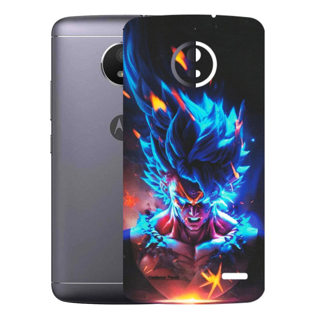 Motorola Phone Skins (All Models) - Angry Goku Dragon Ball Anime - Matte Finish (M-150) Motorola Moto E4