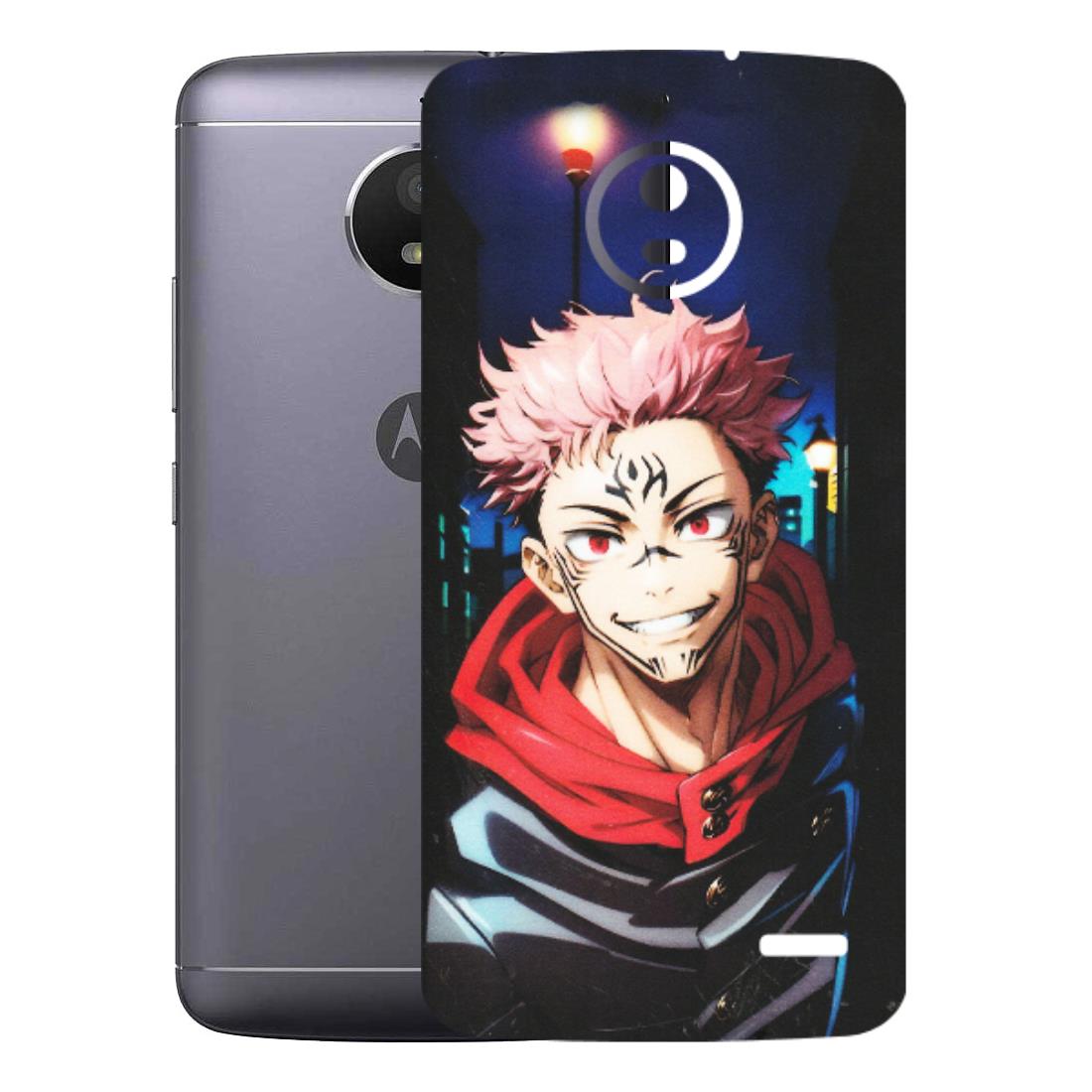 Motorola Phone Skins (All Models) - Yuji Itadori Funny Face Anime - Matte Finish (M-152) Motorola Moto E4