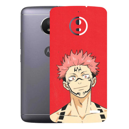 Motorola Phone Skins (All Models) - Ryomen Sukuna Fun Anime - Matte Finish (M-153) Motorola Moto E4