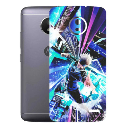 Motorola Phone Skins (All Models) - Manga Action Jujustu Kaisen Anime - Matte Finish (M-155) Motorola Moto E4