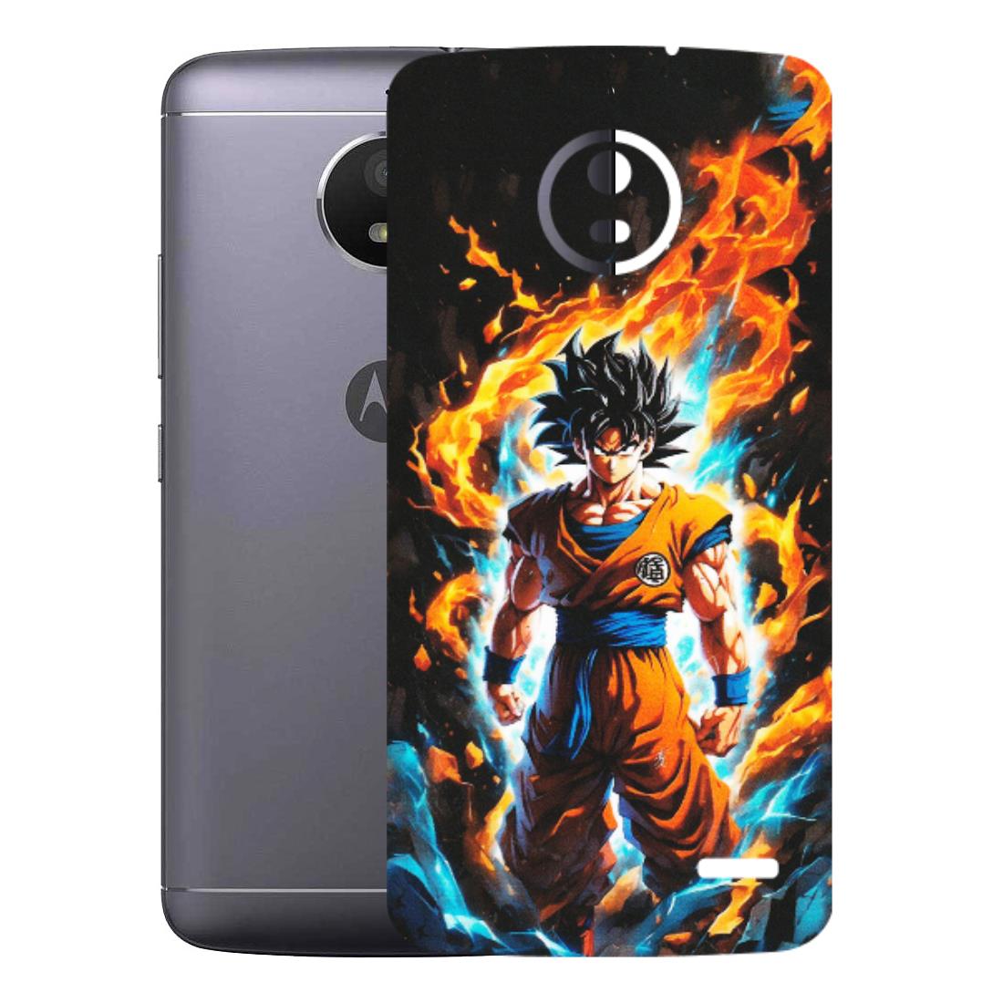 Motorola Phone Skins (All Models) - Goku Transformation Anime - Matte Finish (M-159) Motorola Moto E4