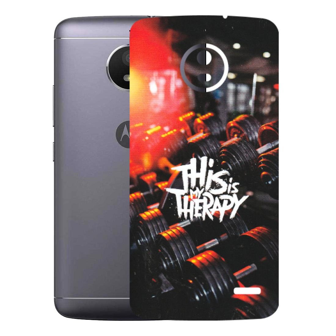Motorola Phone Skins (All Models) - GYM Lover Therapy - Matte Finish (M-160) Motorola Moto E4