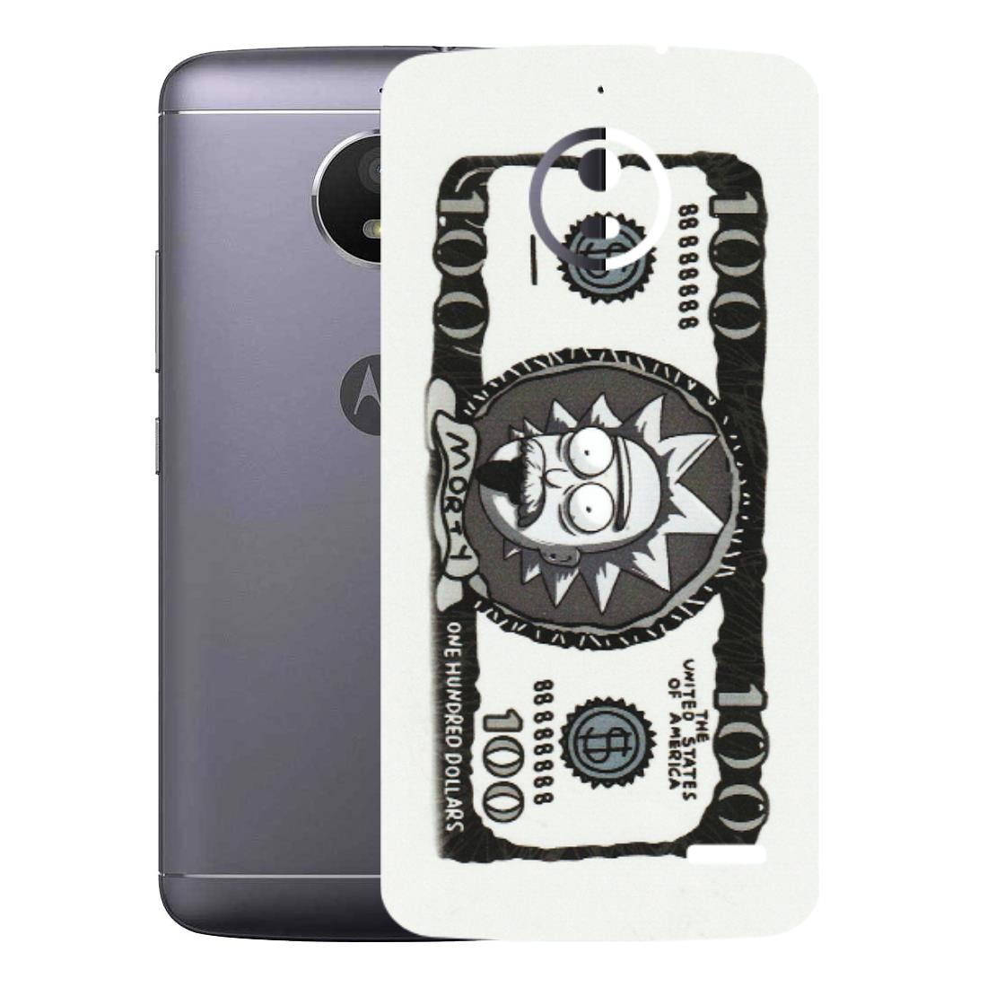 Motorola Phone Skins (All Models) - Rick And Morty Hundred Dollar Anime - Matte Finish (M-161) Motorola Moto E4