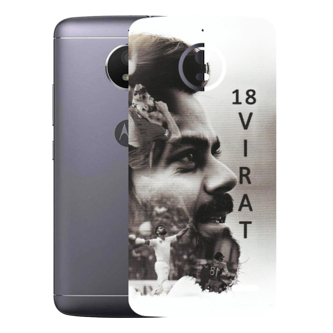 Motorola Phone Skins (All Models) - Virat Kohli Cricketer - Matte Finish (M-163) Motorola Moto E4