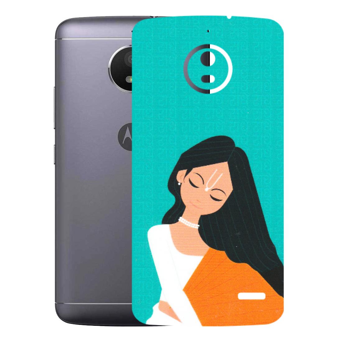 Motorola Phone Skins (All Models) - Radhe Radhe With Hindu Symbol - Matte Finish (M-164) Motorola Moto E4