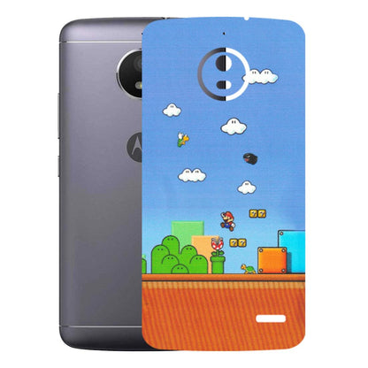 Motorola Phone Skins (All Models) - Mario Game Scene - Matte Finish (M-24) Motorola Moto E4