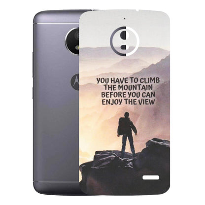 Motorola Phone Skins (All Models) - Motivational Hiking Mountain - Matte Finish (M-28) Motorola Moto E4