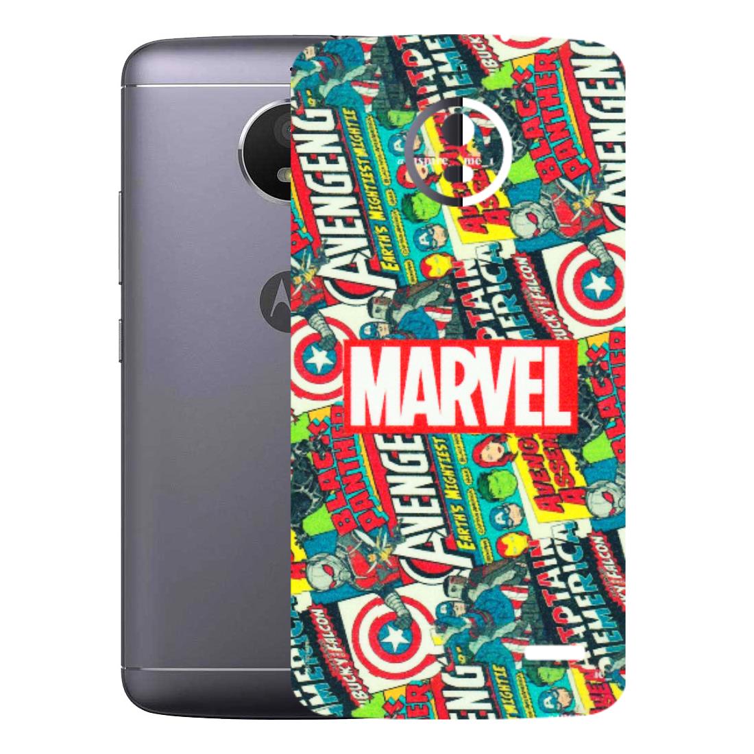 Motorola Phone Skins (All Models) - Marvel Comic Lover - Matte Finish (M-30) Motorola Moto E4