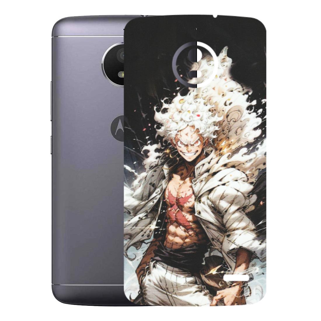 Motorola Phone Skins (All Models) - Anime Angry Classy Character - Matte Finish (M-34) Motorola Moto E4
