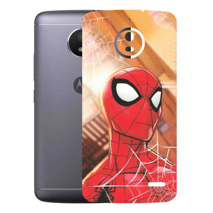 Motorola Phone Skins (All Models) - Spiderman Face New - Matte Finish (M-41) Motorola Moto E4