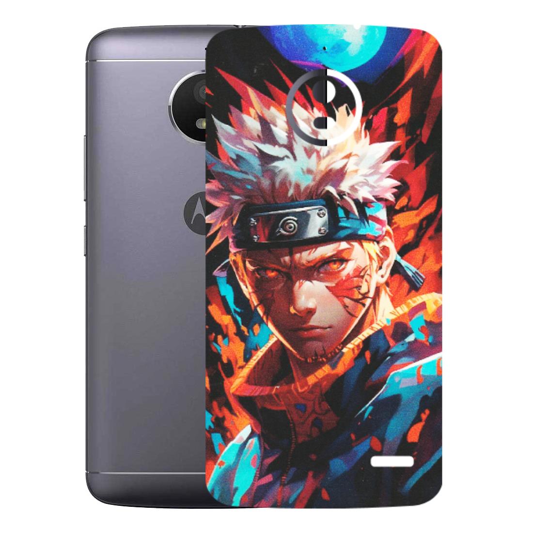 Motorola Phone Skins (All Models) - Anime Ferocious Character - Matte Finish (M-44) Motorola Moto E4