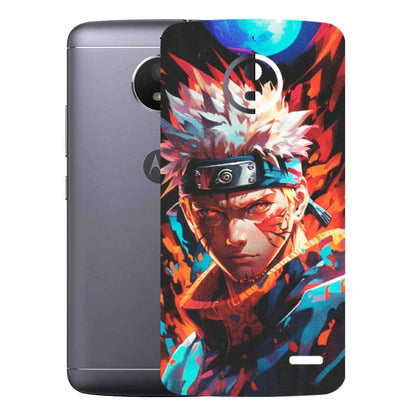 Motorola Phone Skins (All Models) - Anime Ferocious Character - Matte Finish (M-44) Motorola Moto E4