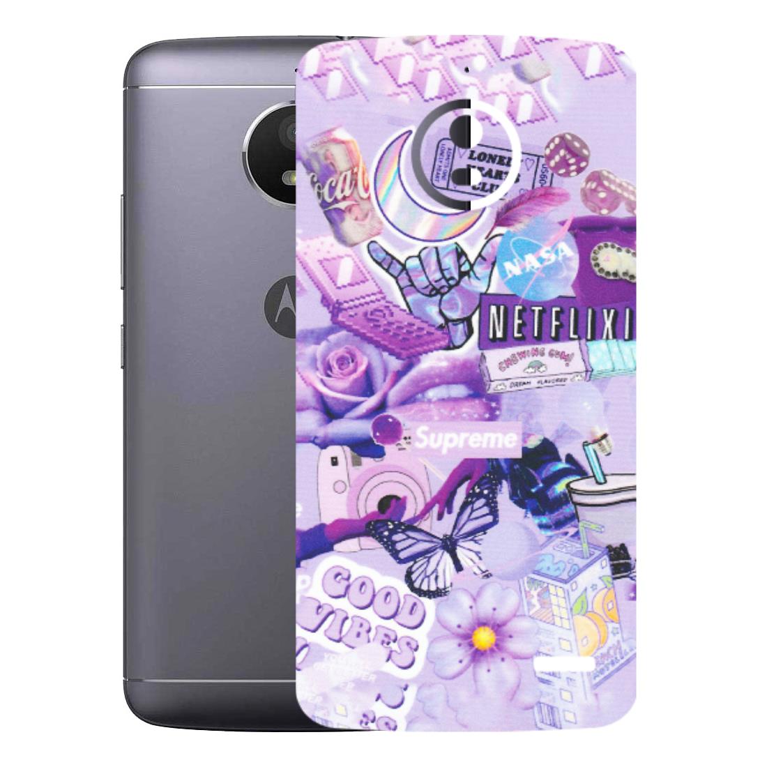 Motorola Phone Skins (All Models) - Supreme Purple Magic - Matte Finish (M-88) Motorola Moto E4