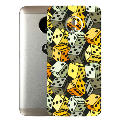 Motorola Phone Skins (All Models) - Dices Of Life - 3D Embossed Finish (L-04) Motorola Moto E4 Plus