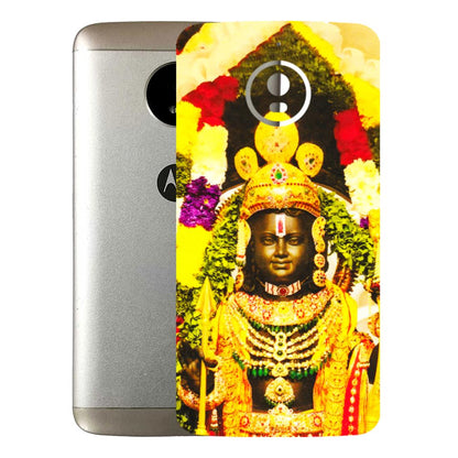 Motorola Phone Skins (All Models) - Ram Lalla Ayodhya - 3D Embossed Finish (L-103) Motorola Moto E4 Plus