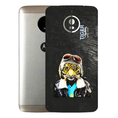 Motorola Phone Skins (All Models) - Rider Tiger - 3D Embossed Finish (L-113) Motorola Moto E4 Plus