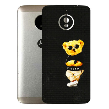 Motorola Phone Skins (All Models) - Classy Teddy Bear - 3D Embossed Finish (L-116) Motorola Moto E4 Plus