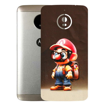 Motorola Phone Skins (All Models) - Little Mario - 3D Embossed Finish (L-119) Motorola Moto E4 Plus