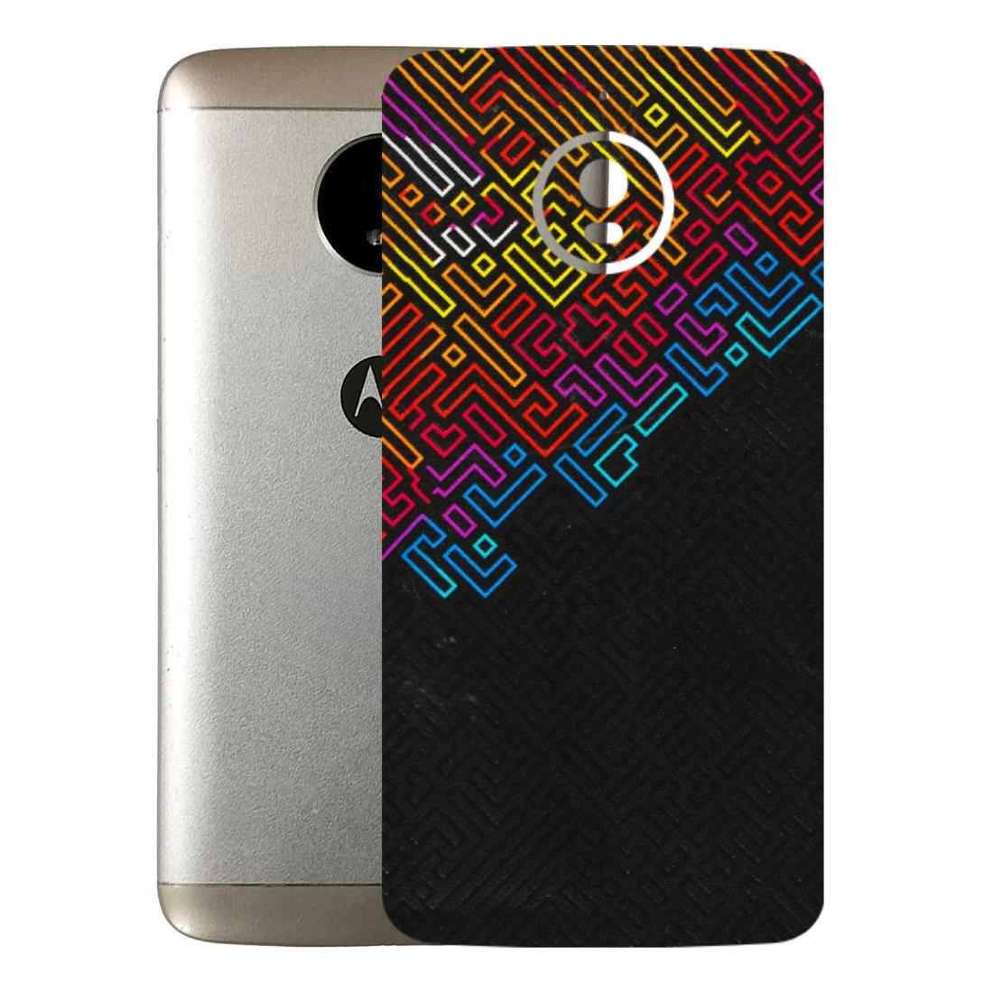 Motorola Phone Skins (All Models) - Dotme Pattern Art - 3D Embossed Finish (L-121) Motorola Moto E4 Plus