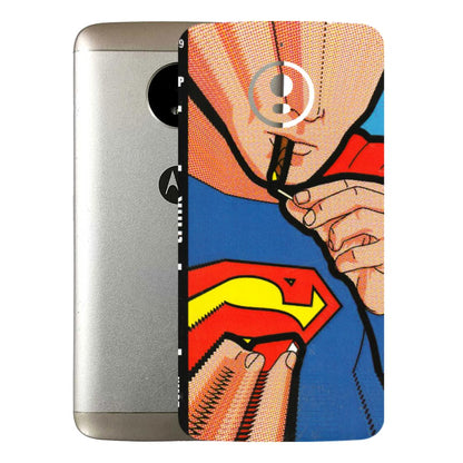 Motorola Phone Skins (All Models) - Superman Sutta - 3D Embossed Finish (L-130) Motorola Moto E4 Plus