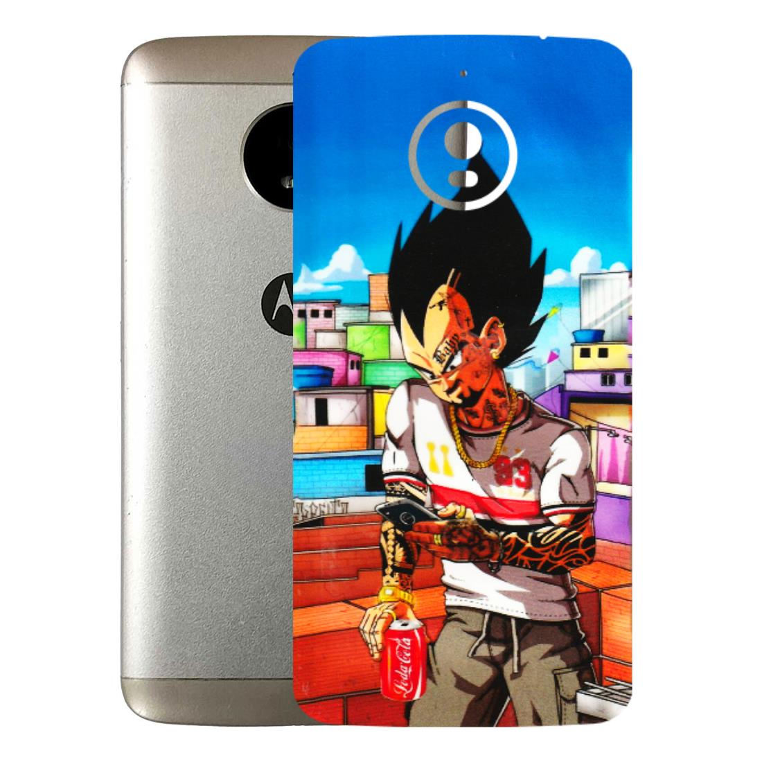 Motorola Phone Skins (All Models) - Vegeta - 3D Embossed Finish (L-136) Motorola Moto E4 Plus