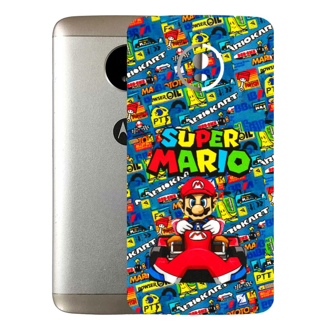 Motorola Phone Skins (All Models) - Super Mario Kart - 3D Embossed Finish (L-140) Motorola Moto E4 Plus