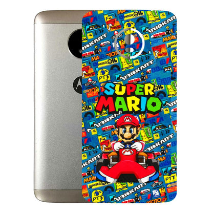 Motorola Phone Skins (All Models) - Super Mario Kart - 3D Embossed Finish (L-140) Motorola Moto E4 Plus