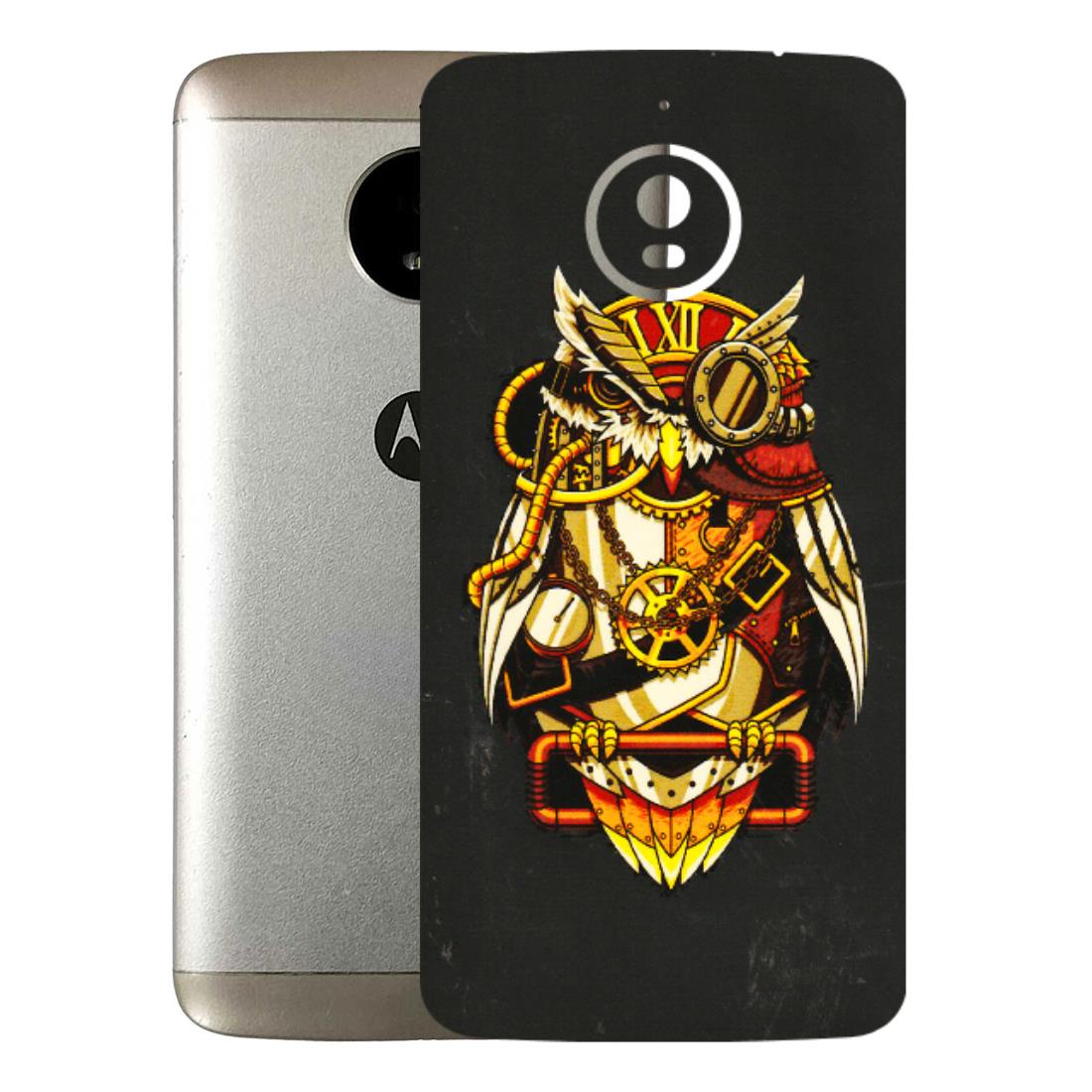 Motorola Phone Skins (All Models) - Classy Smart Owl - 3D Embossed Finish (L-144) Motorola Moto E4 Plus