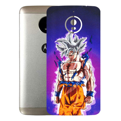 Motorola Phone Skins (All Models) - Goku Purple Anime - 3D Embossed Finish (L-147) Motorola Moto E4 Plus