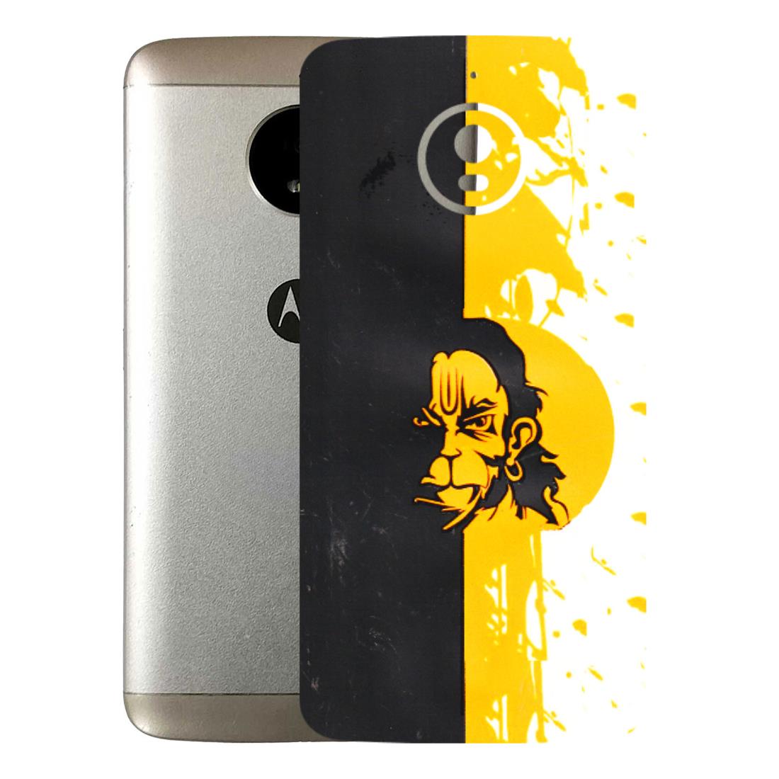 Motorola Phone Skins (All Models) - Bajrangbali - 3D Embossed Finish (L-151) Motorola Moto E4 Plus