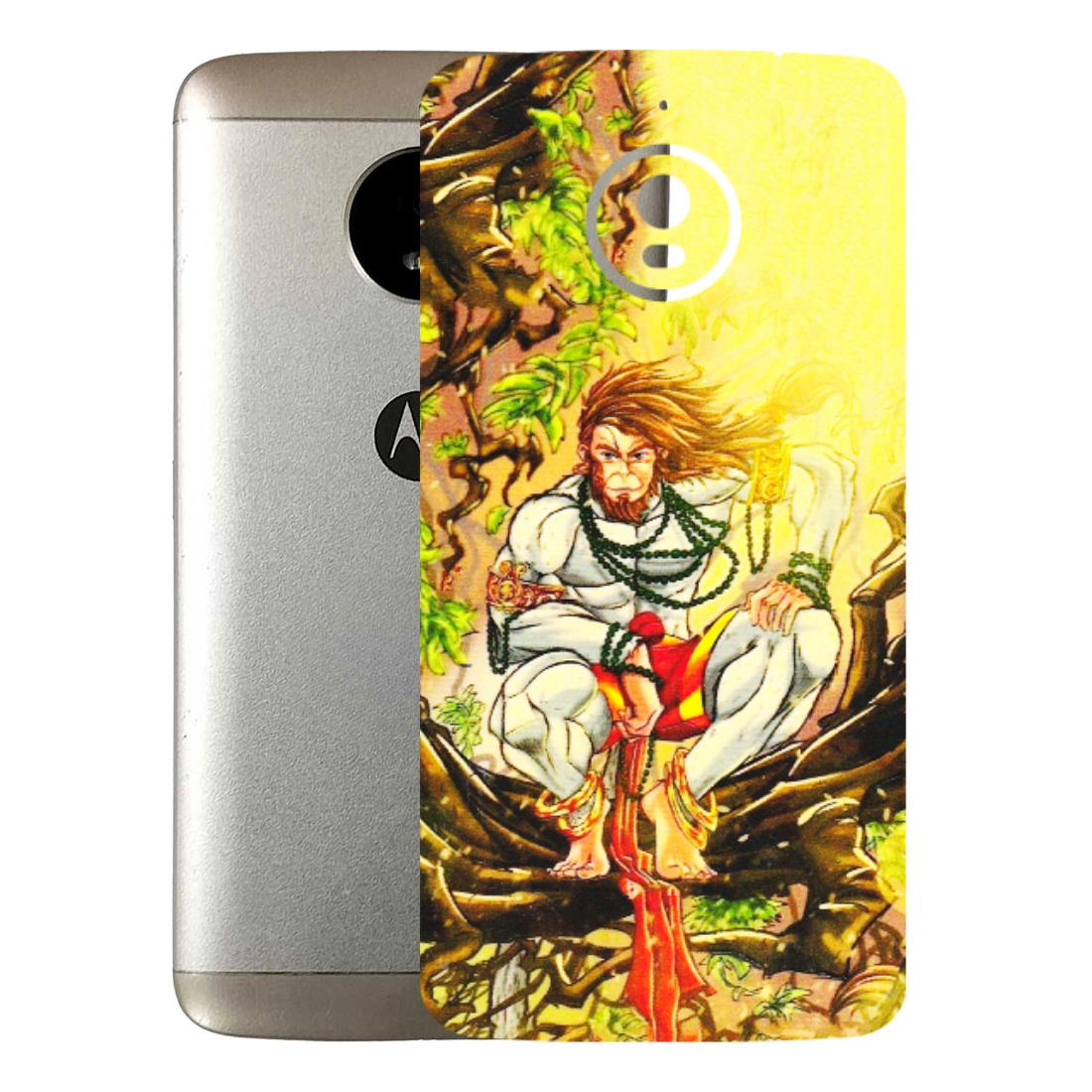 Motorola Phone Skins (All Models) - Lord Hanuman - 3D Embossed Finish (L-152) Motorola Moto E4 Plus