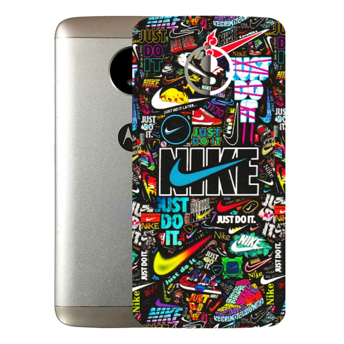 Motorola Phone Skins (All Models) - Just Do It Doodles - 3D Embossed Finish (L-166) Motorola Moto E4 Plus