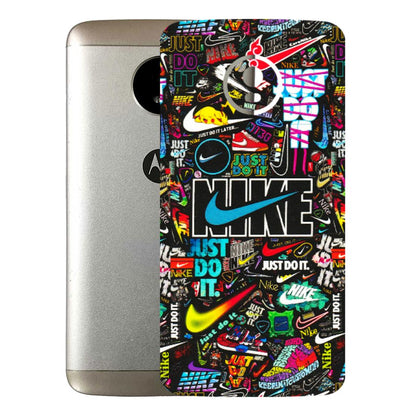 Motorola Phone Skins (All Models) - Just Do It Doodles - 3D Embossed Finish (L-166) Motorola Moto E4 Plus