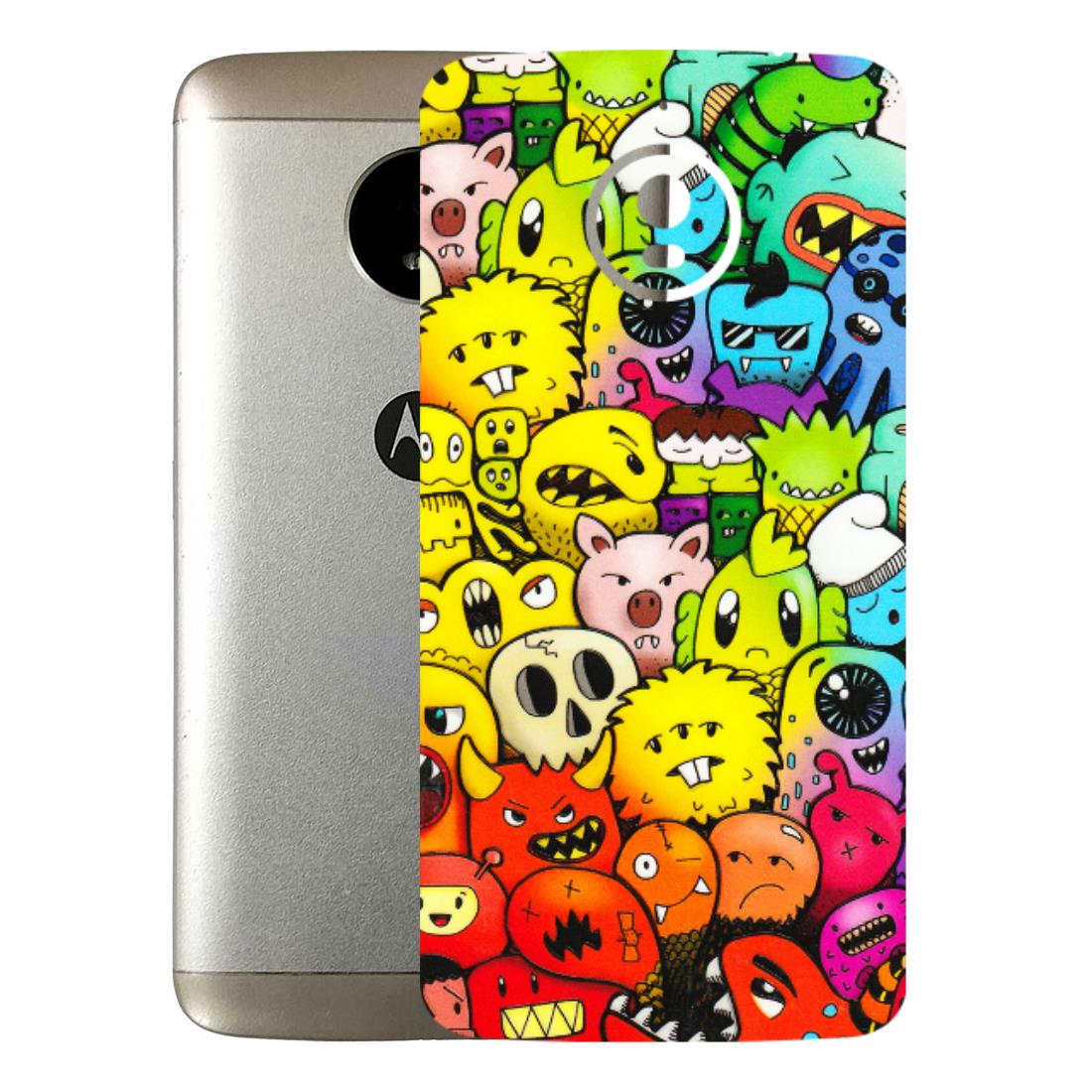 Motorola Phone Skins (All Models) - Angry Funkies - 3D Embossed Finish (L-169) Motorola Moto E4 Plus