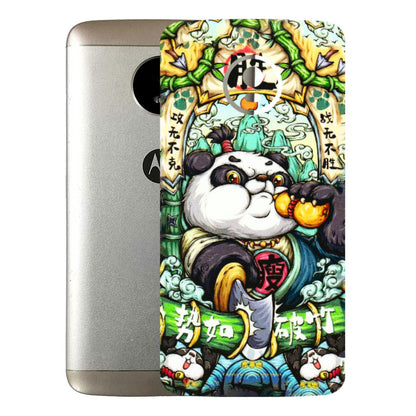 Motorola Phone Skins (All Models) - Royal Rich Panda - 3D Embossed Finish (L-170) Motorola Moto E4 Plus