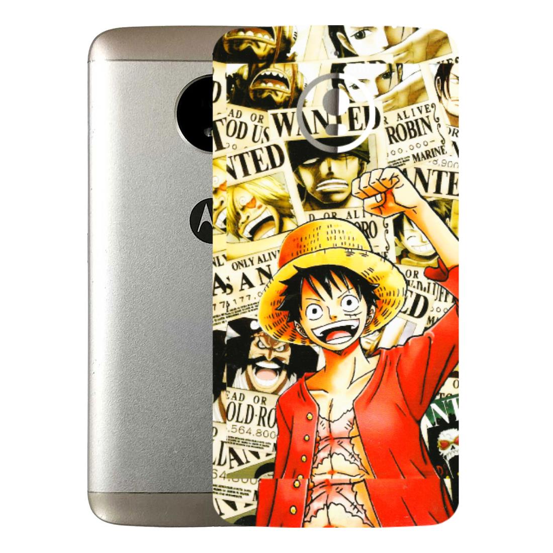 Motorola Phone Skins (All Models) - Luffy Anime - 3D Embossed Finish (L-177) Motorola Moto E4 Plus