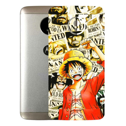 Motorola Phone Skins (All Models) - Luffy Anime - 3D Embossed Finish (L-177) Motorola Moto E4 Plus