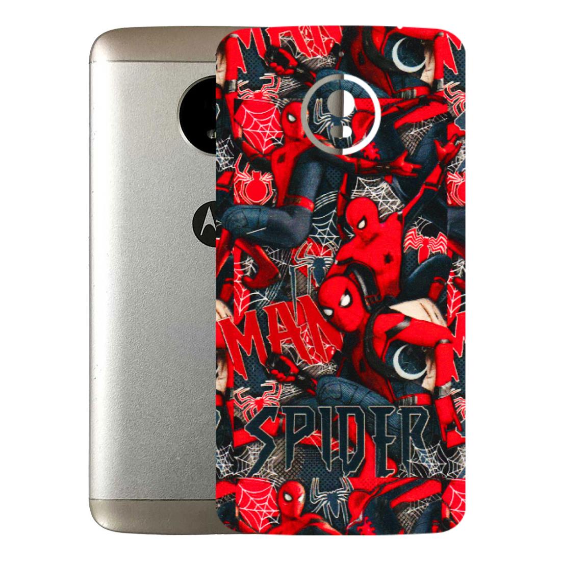 Motorola Phone Skins (All Models) - SpiderMan Cool - 3D Embossed Finish (L-188) Motorola Moto E4 Plus