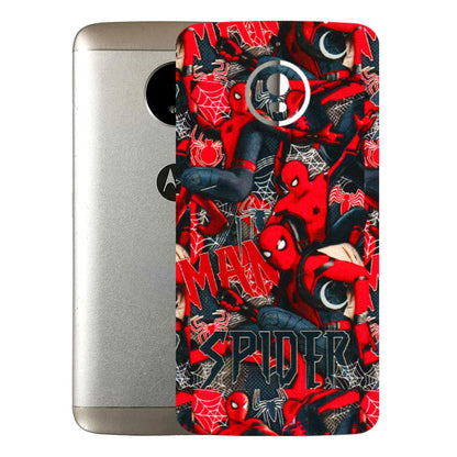 Motorola Phone Skins (All Models) - SpiderMan Cool - 3D Embossed Finish (L-188) Motorola Moto E4 Plus