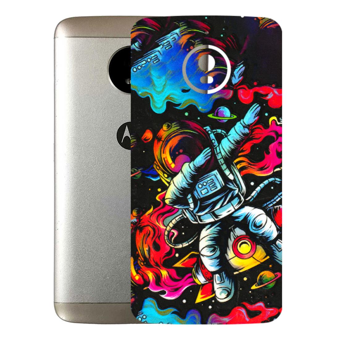 Motorola Phone Skins (All Models) - Astronaut Dope - 3D Embossed Finish (L-191) Motorola Moto E4 Plus